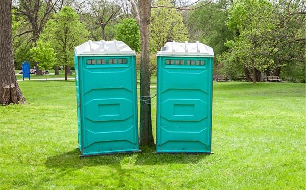 if a long-term portable restroom requires maintenance or repairs, call the rental company immediately to schedule service